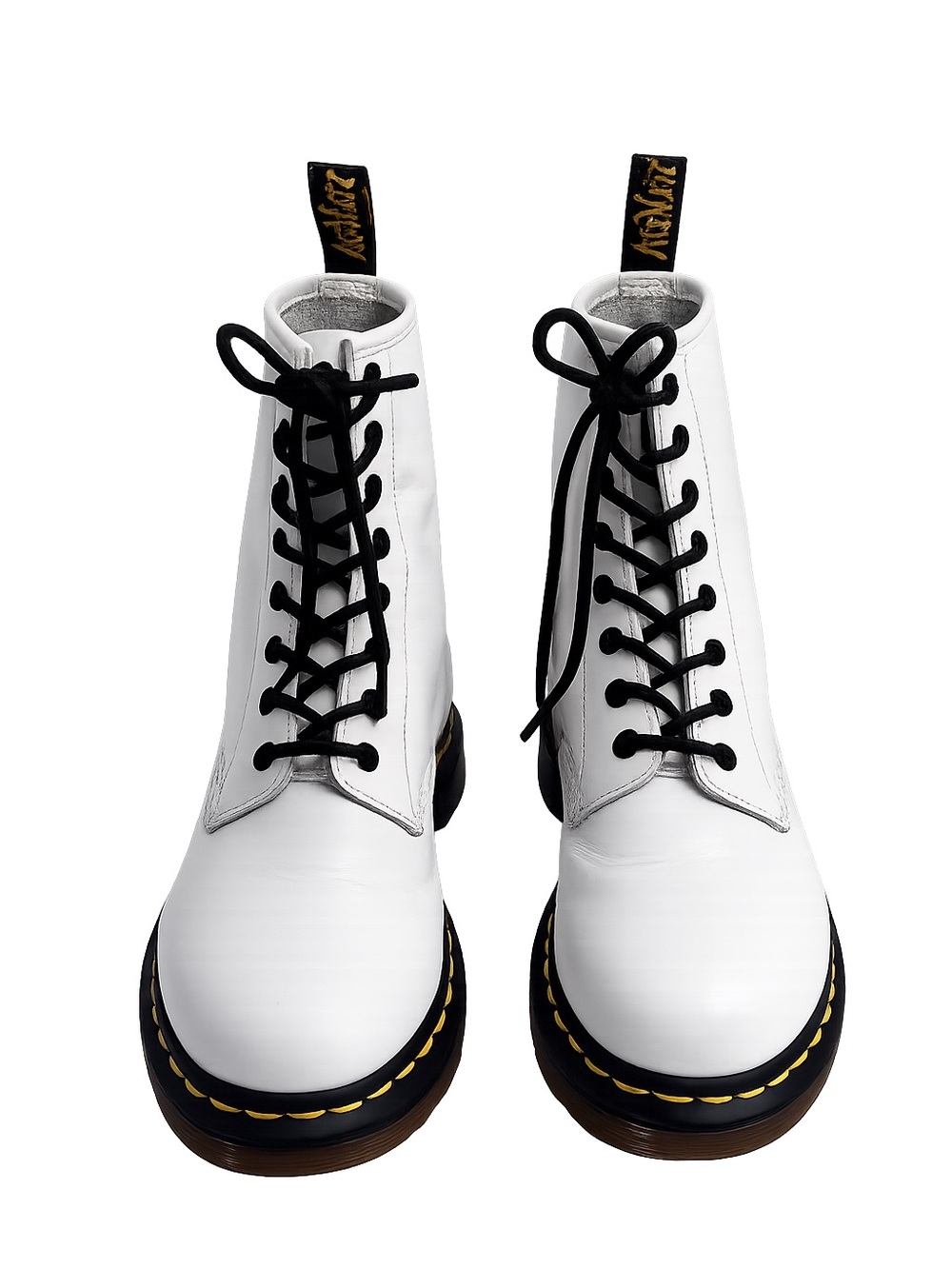 Dr. Martens 1460 White Smooth Leather Lace Up Boots Women’s US 9 EU 41